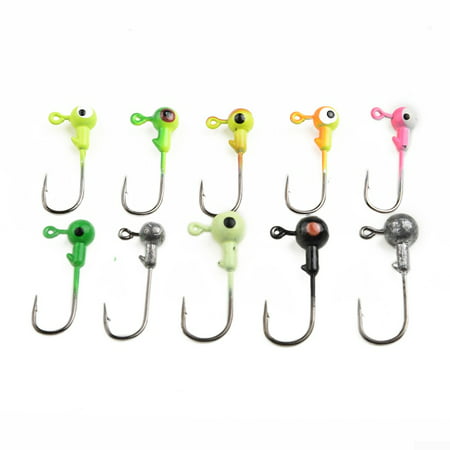 Jigs Lead Head Hooks Single Hook Fishing Tackle 100pcs/Box 1g 2g Latest Useful